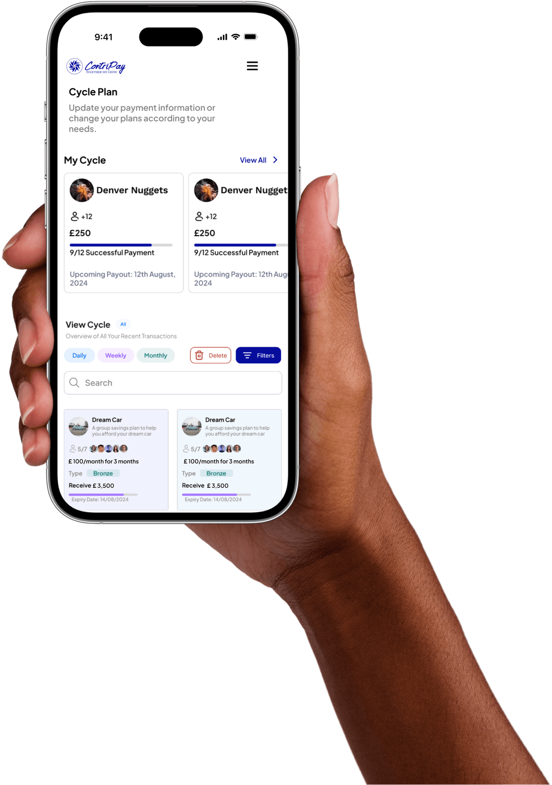 Mobile app preview